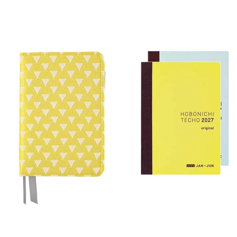 Hobonichi | Agenda Hobonichi Techo A6 Yuge Fabric Farm: Fish Scale Crest 2027