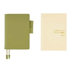 Hobonichi | Agenda Hobonichi Techo A6 Leather: Sage Green 2027