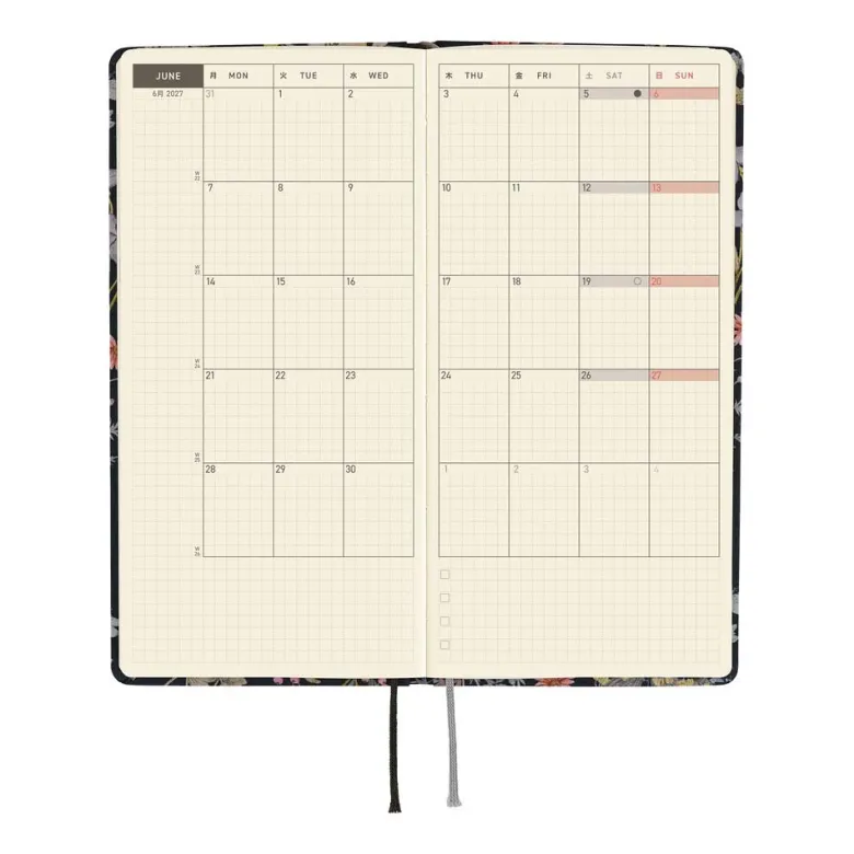 Hobonichi | Agenda Hobonichi Weeks Liberty Fabrics: Floral Remedy 2027