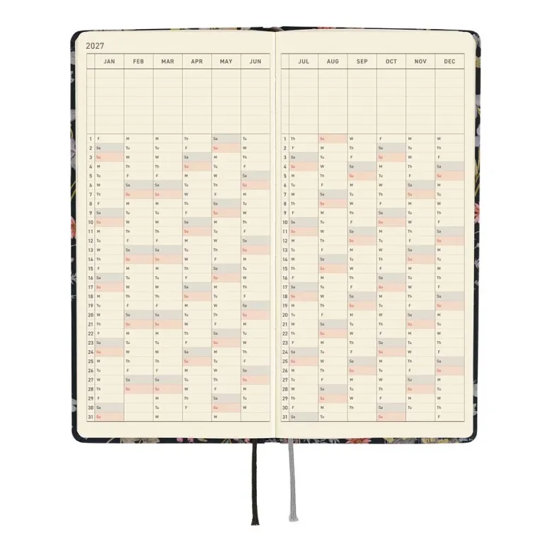 Hobonichi | Agenda Hobonichi Weeks Liberty Fabrics: Floral Remedy 2027