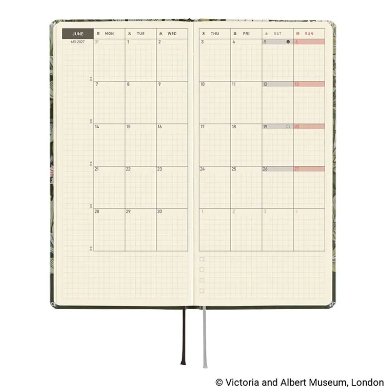Hobonichi | Agenda Hobonichi Weeks V&A Series: Leicester 2027
