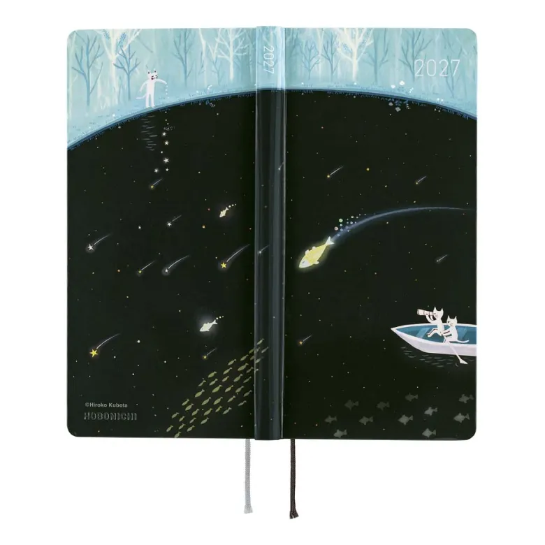 Hobonichi | Agenda Hobonichi Weeks Hiroko Kubota: Meteor Shower in the Light Blue Forest 2027