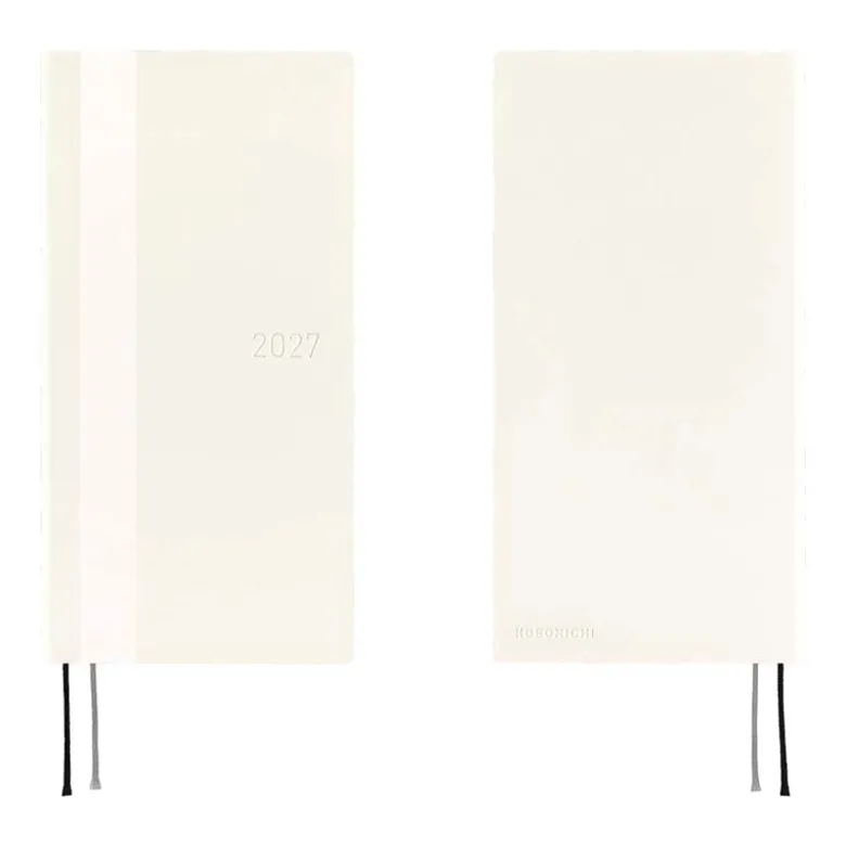 Hobonichi | Agenda Hobonichi Weeks White Line: Ivory 2027