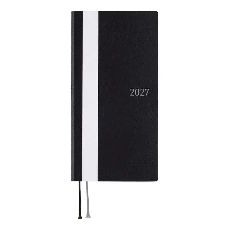 Hobonichi | Agenda Hobonichi Weeks White Line: Black 2027