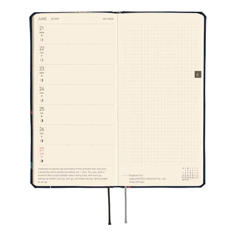 Hobonichi | Agenda Hobonichi Weeks MEGA Bow & Tie: Candy Dream 2027