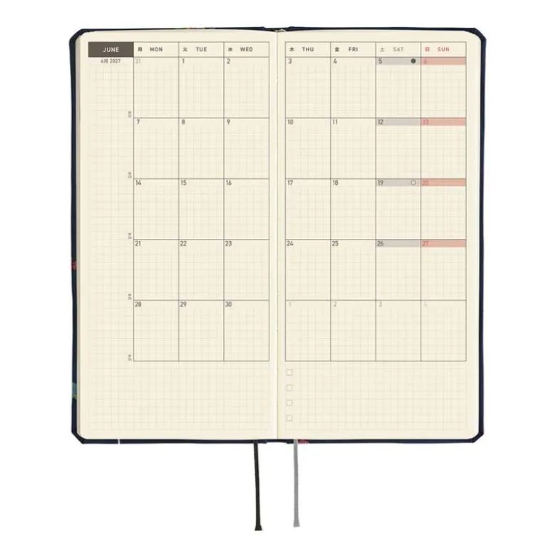Hobonichi | Agenda Hobonichi Weeks MEGA Bow & Tie: Candy Dream 2027