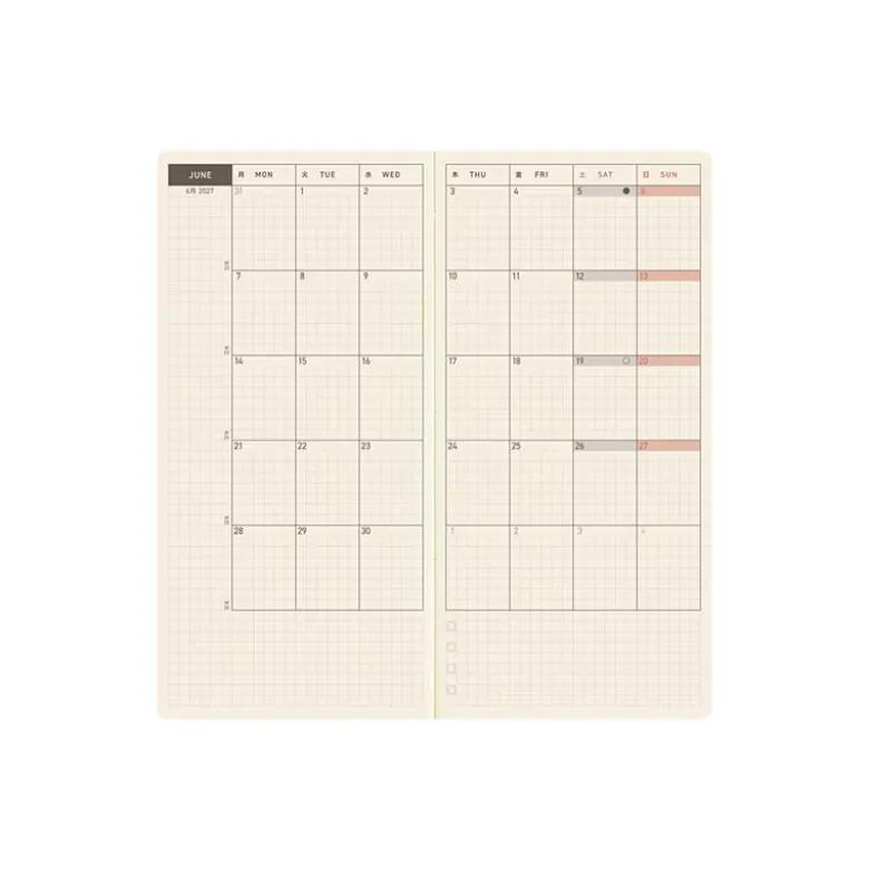 Hobonichi | Agenda Hobonichi Weeks MEGA Bow & Tie: Candy Dream 2027