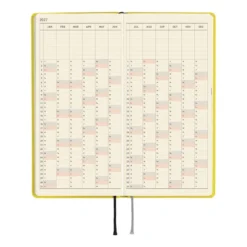 Hobonichi | Agenda Hobonichi Weeks MEGA Colors: Canaria Yellow 2027