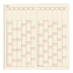 Hobonichi | Agenda Hobonichi Weeks MEGA Sneaker: Mandarin Orange 2027