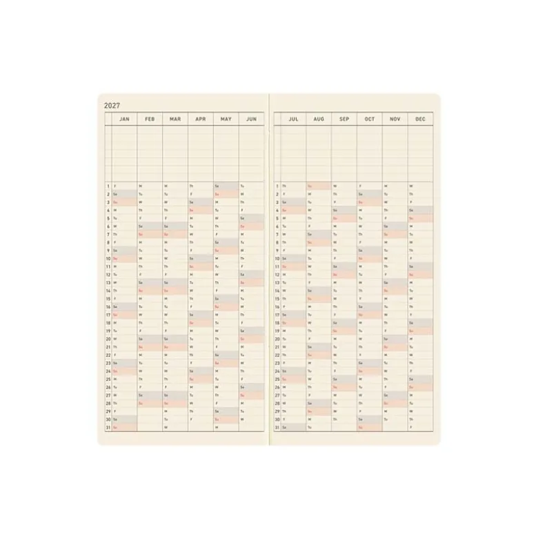 Hobonichi | Agenda Hobonichi Weeks MEGA Sneaker: Lime Green 2027