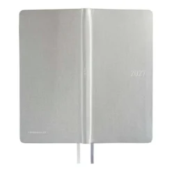 Hobonichi | Agenda Hobonichi Weeks Leather: Noble Silver 2027