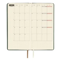 Hobonichi | Agenda Hobonichi Weeks Leather: Forest Green 2027