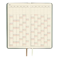 Hobonichi | Agenda Hobonichi Weeks Leather: Forest Green 2027