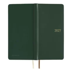 Hobonichi | Agenda Hobonichi Weeks Leather: Forest Green 2027