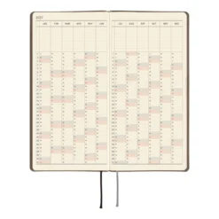 Hobonichi | Agenda Hobonichi Weeks Smooth: Cafe au Lait 2027