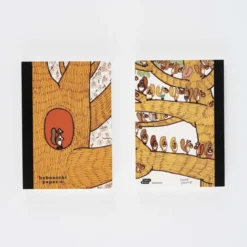 Hobonichi | Bloc De Notas Hobonichi Papers 100%ORANGE: Squirrel Appears