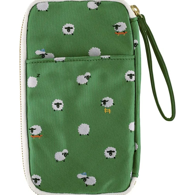 Hobonichi | Estuche Small Drawer Pouch Bow & Tie: Sheep Sheep Sheep