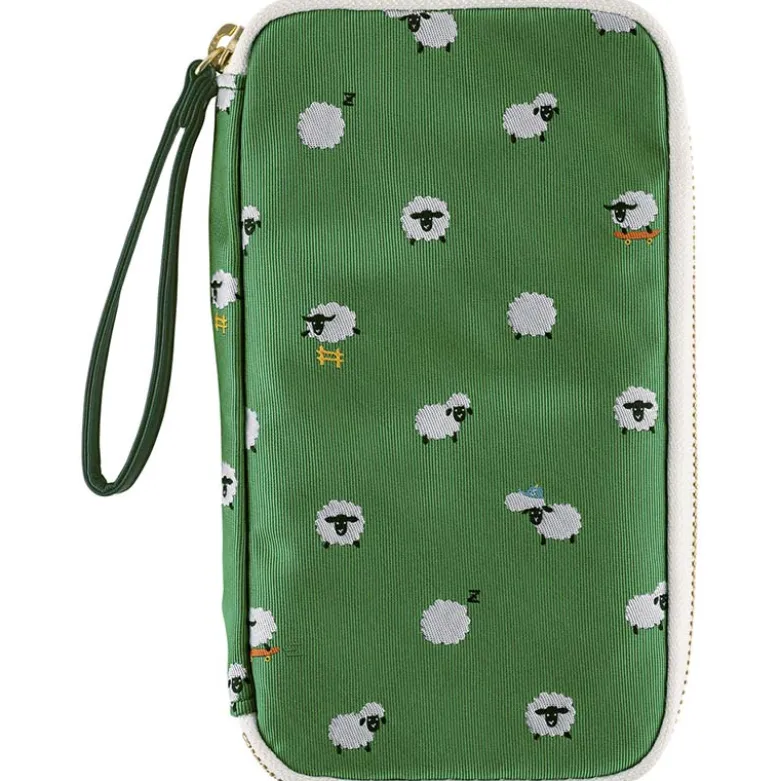 Hobonichi | Estuche Small Drawer Pouch Bow & Tie: Sheep Sheep Sheep