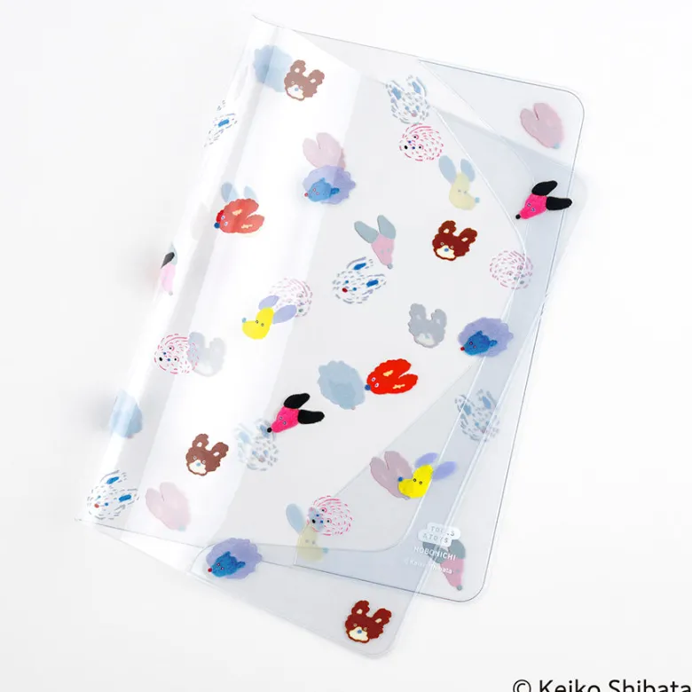Hobonichi | Funda Cover on Cover A5 Keiko Shibata (Dog Ears Fluttering in the Wind)