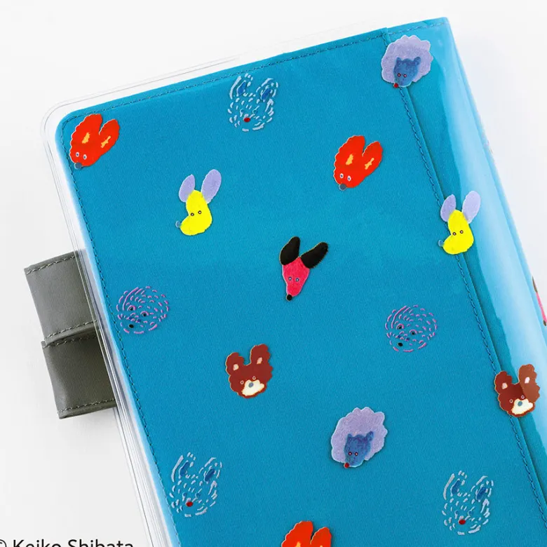 Hobonichi | Funda Cover on Cover A5 Keiko Shibata (Dog Ears Fluttering in the Wind)