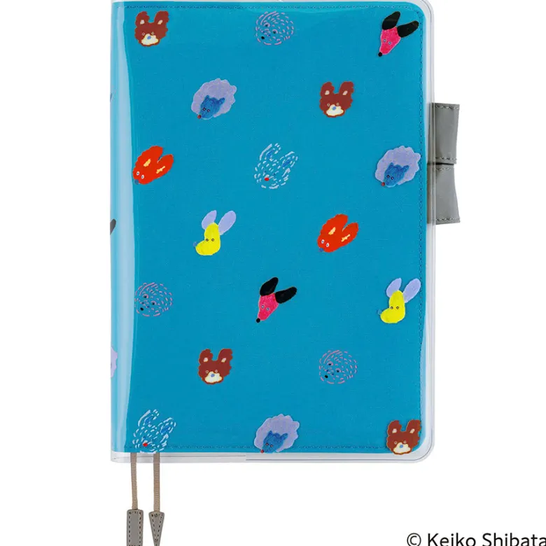 Hobonichi | Funda Cover on Cover A5 Keiko Shibata (Dog Ears Fluttering in the Wind)