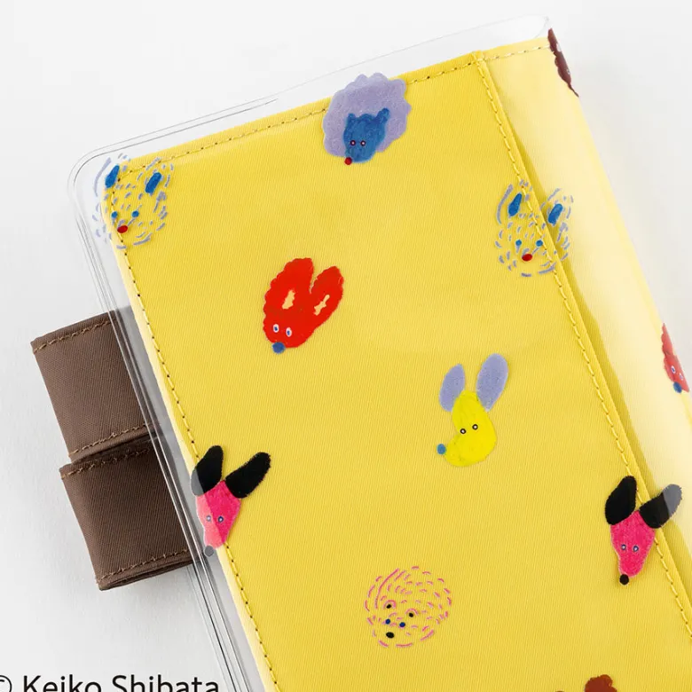Hobonichi | Funda Cover on Cover A6 Keiko Shibata (Dog Ears Fluttering in the Wind)