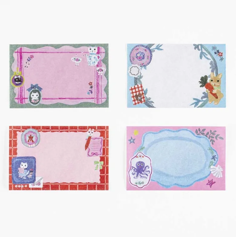 Hobonichi | Notas Adhesivas en Rollo Yumi Kitagishi White Cat’s Table Decorations