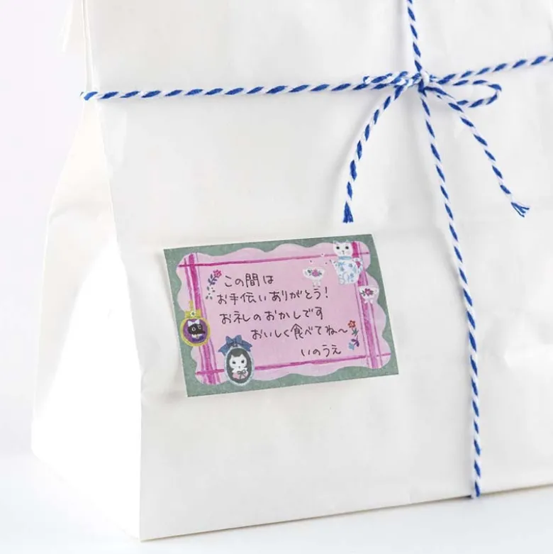 Hobonichi | Notas Adhesivas en Rollo Yumi Kitagishi White Cat’s Table Decorations