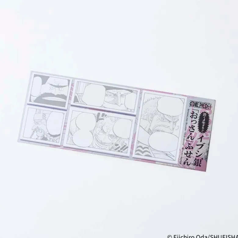 Hobonichi | Notas Adhesivas ONE PIECE magazine: Sparkling Silver “Old Guys”