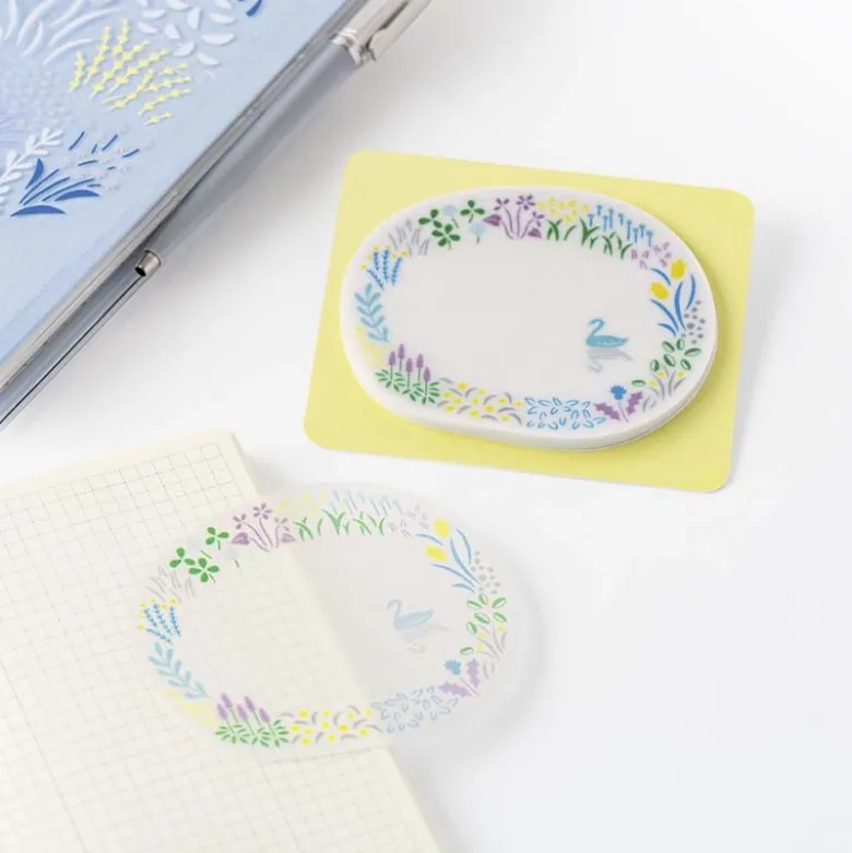 Hobonichi | Notas Adhesivas Transparentes Yuri Sanae (Forest Lake)