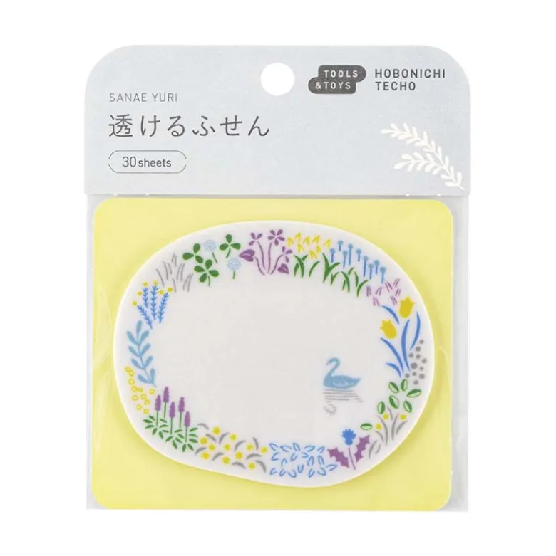 Hobonichi | Notas Adhesivas Transparentes Yuri Sanae (Forest Lake)