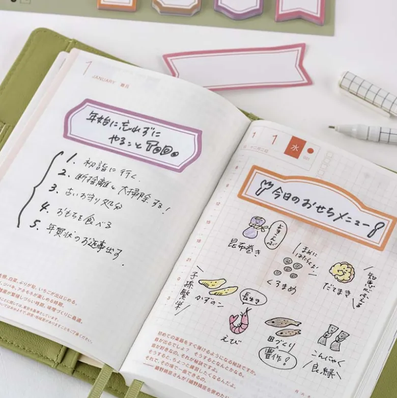Hobonichi | Notas Adhesivas TSUKI no IRO Frame