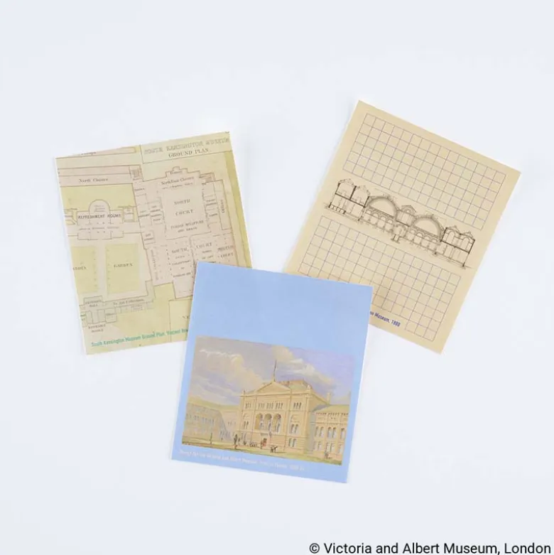Hobonichi | Notas Adhesivas V&A Series: South Kensington Museum