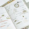 Hobonichi | Pegatinas Foil-Stamped Moomin: Adventure Log