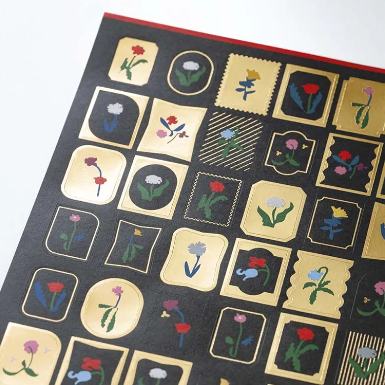 Hobonichi | Pegatinas Foil-Stamped Yoshie Watanabe (Petit Bloom)
