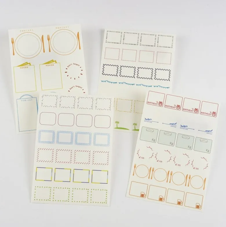 Hobonichi | Pegatinas Frame para Fechas