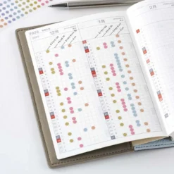 Hobonichi | Pegatinas TSUKI no IRO: Transparent Dot Stickers (3.5mm)