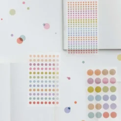 Hobonichi | Pegatinas TSUKI no IRO: Transparent Dot Stickers (3.5mm)