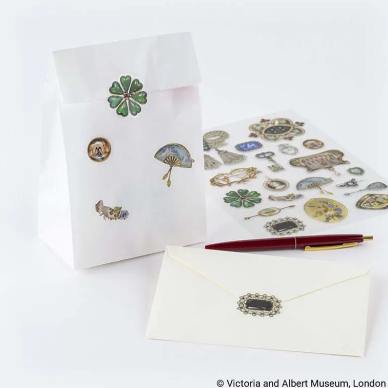 Hobonichi | Pegatinas V&A Series: Almost Actual-Size Jewellery