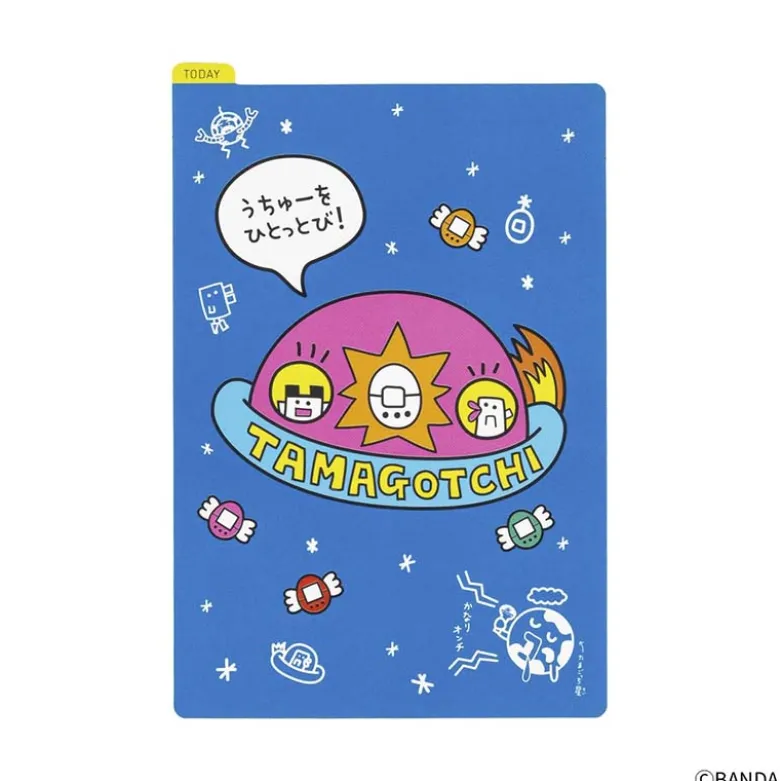 Hobonichi | Plantilla de Escritura Pencil Board A6 Tamagotchi: Blast Off to Outer Space!