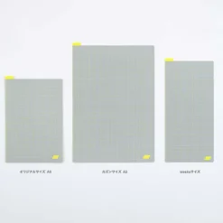 Hobonichi | Plantilla de Escritura Pencil Board A5 Ice Gray x Yellow