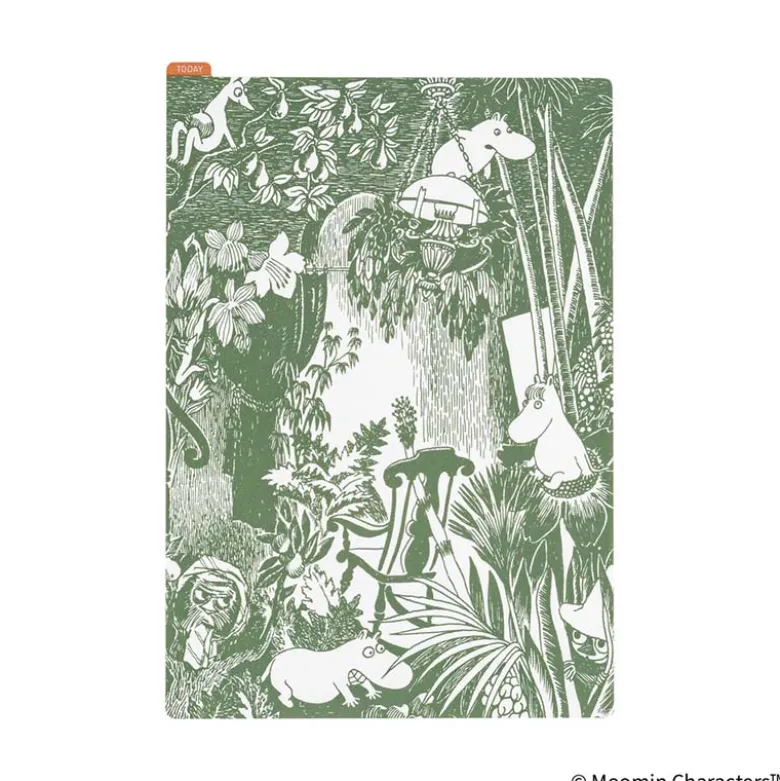 Hobonichi | Plantilla de Escritura Pencil Board A5 Moomin (Jungle Game)