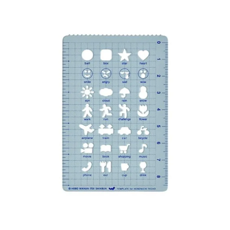 Hobonichi | Plantilla Stencil Activities