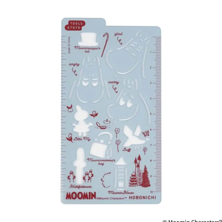 Hobonichi | Plantilla Stencil Moomin