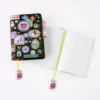 Hobonichi | Punto de Libro Clip Bordado Yumi Kitagishi White Cat
