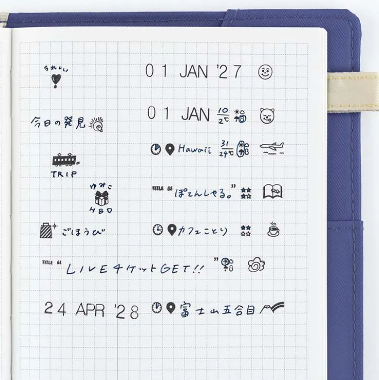 Hobonichi | Sello Rotativo Daily Memories Collect & Collage