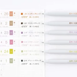 Hobonichi | Set de Bolígrafos con Funda TSUKI no IRO: Uniball One - Jan-June