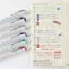 Hobonichi | Set de Bolígrafos con Funda TSUKI no IRO: Uniball One - July-Dec