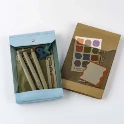 Hobonichi | Set de Bolígrafos con Funda TSUKI no IRO: Uniball One - July-Dec