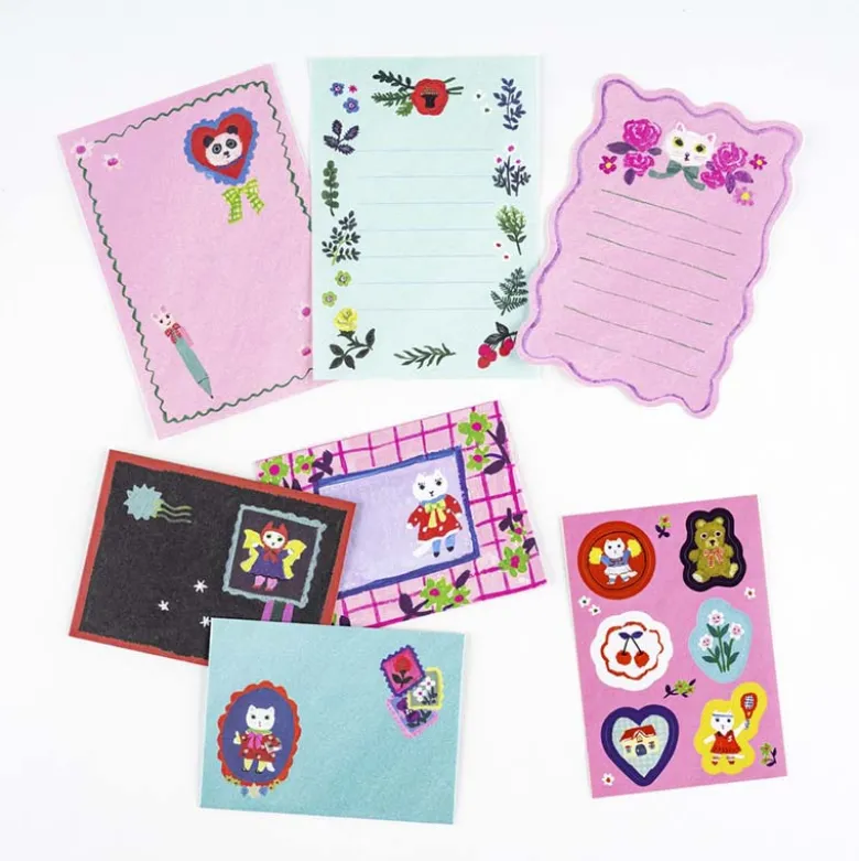 Hobonichi | Set de Cartas Mini Yumi Kitagishi: White Cat’s